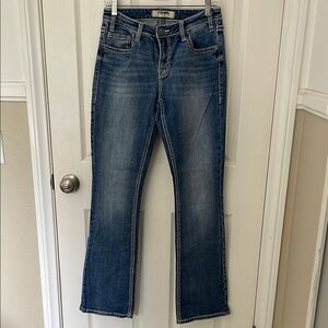 Rock & Roll Denim Mid Rise Riding Jeans